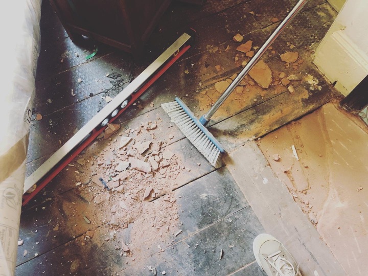 Floorboards uncovered